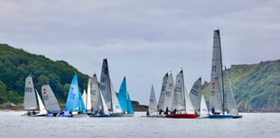 Highly-competitive handicap fleet on regatta morning