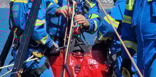 Coastguard rescues dog from cliff edge in daring operation