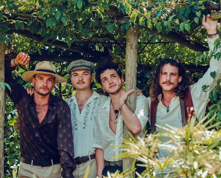 Los Costureros band portrait