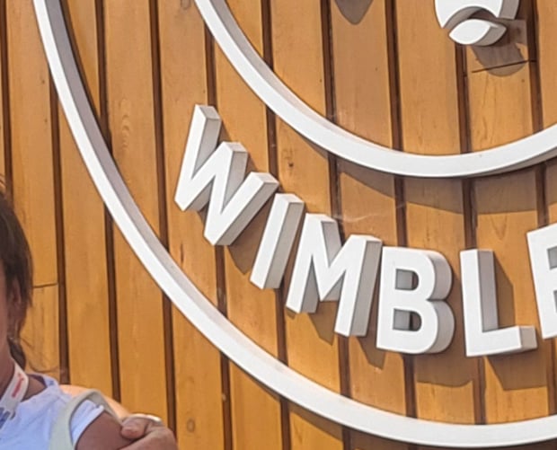 Avon Vale's Jacqui and Sarah at Wimbledon