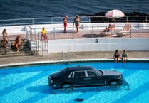 Rolls Royce pool dip hints at Oasis cover