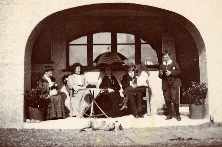 From an album found in attic of Whitehall, Churchstow