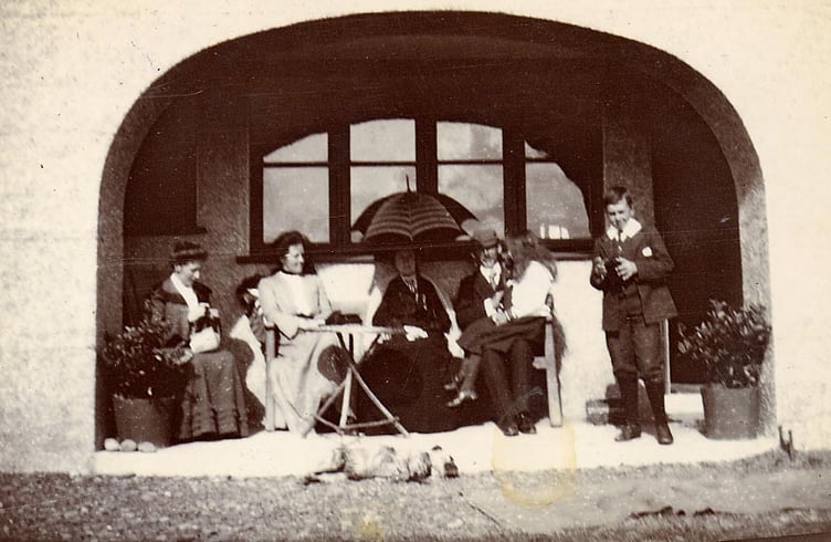 From an album found in attic of Whitehall, Churchstow