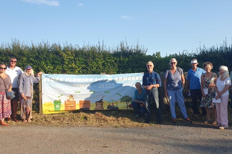 Groups join together for composting tour