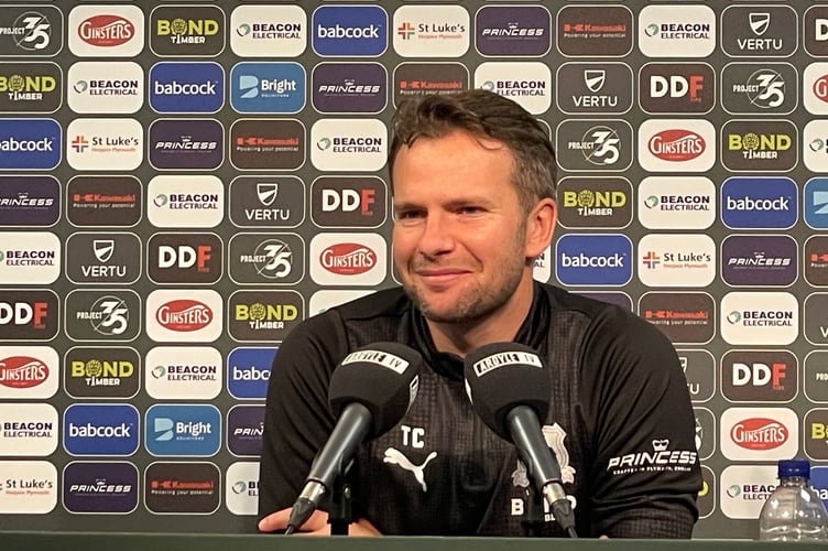 Tom Cleverley was delighted to pick up his first league win as head coach of Plymouth Argyle (Picture: Cornish Times)