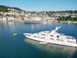 Feadship superyachts visit Dartmouth