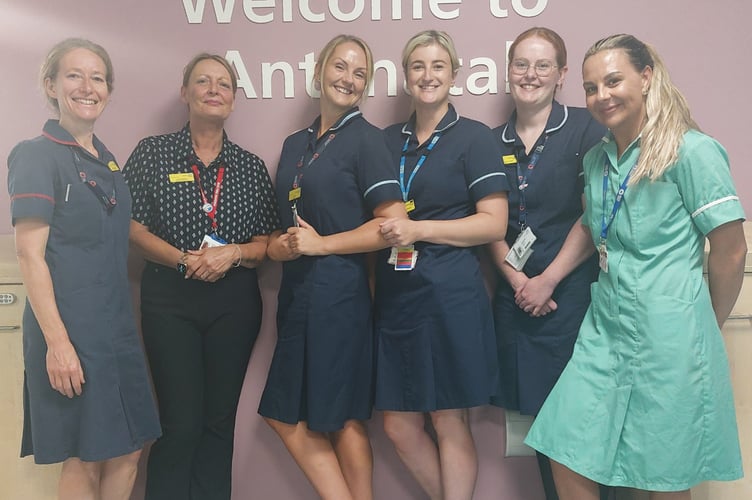 Members of the Derriford Maternity Team