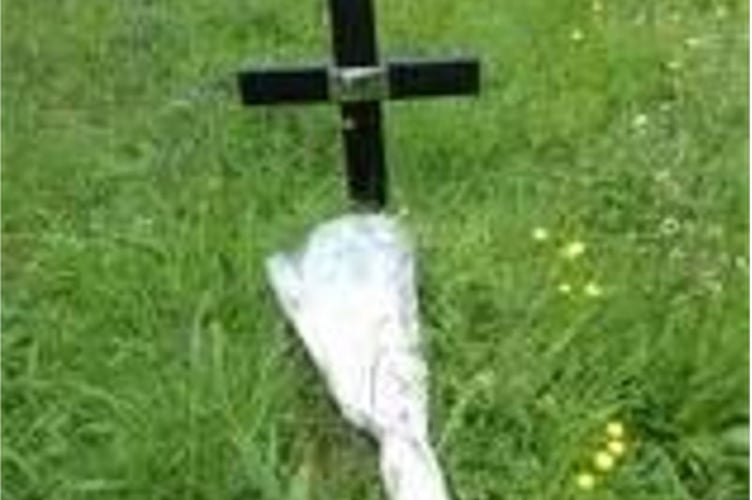 Michael Harrison's stolen cross