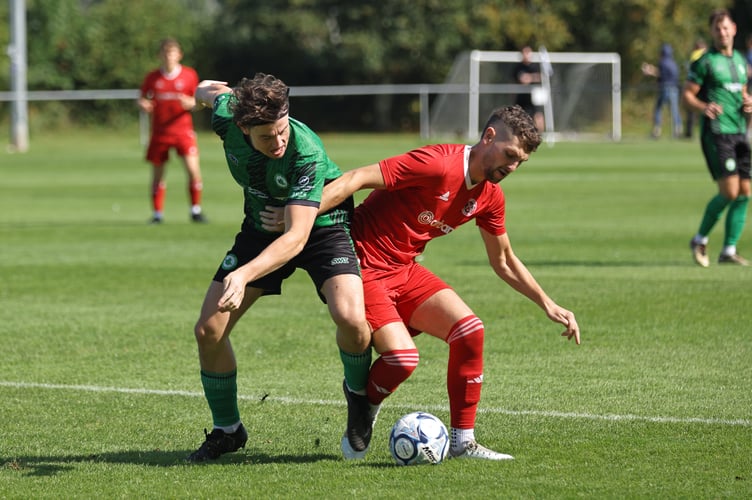 Ivybridge Town vs Barnstaple Town action