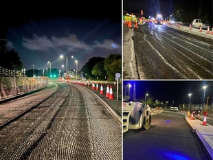 Woolwell to The George roadworks nearing completion 