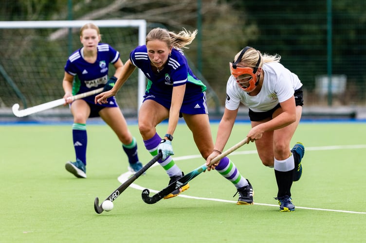 Stand-in skipper Emily Hunter, who performed strongly in Ashmoor's midfield