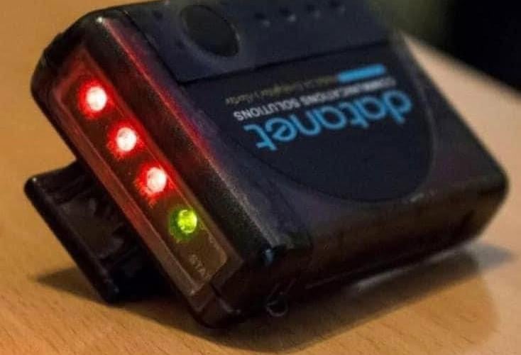 A pager goes off