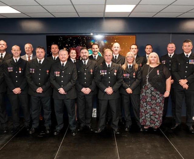 Devon & Somerset Fire Service honours its' finest