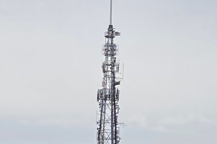 A communications mast