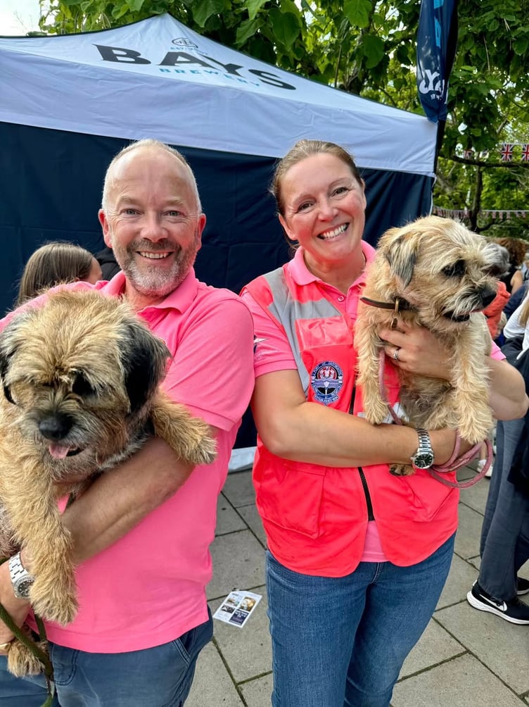 Outgoing Regatta Chair, Ed Botterill, and Regatta Secretary, Mel Botterill