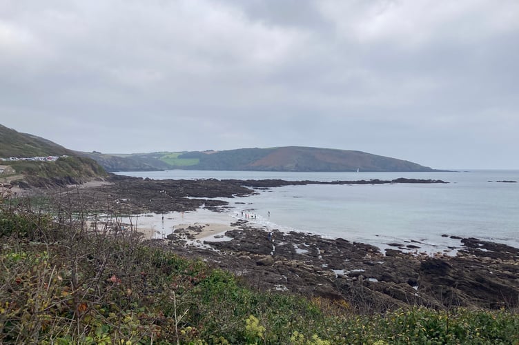 A beautiful view across Wembury Beach