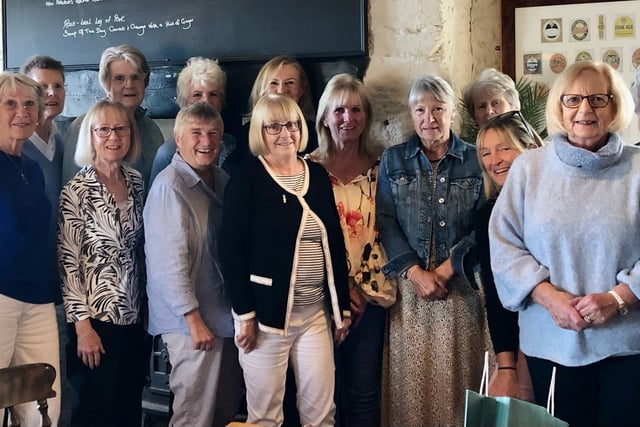 Dartmouth team enjoy an end-of-season lunch