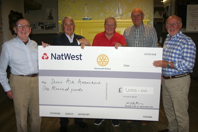 Dartmouth Rotary Club keep Air Ambulance flying