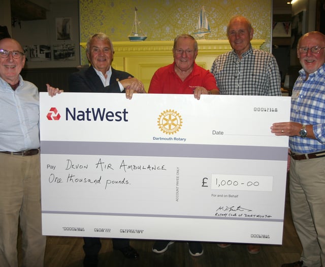 Dartmouth Rotary Club keep Air Ambulance flying