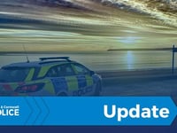 Driver reported after two-vehicle crash on A38 near Ashburton