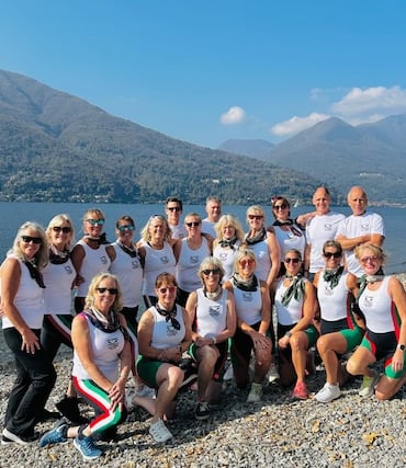 Rowing club shines in Italy