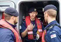 Navy cadets conduct real-life rescue drill