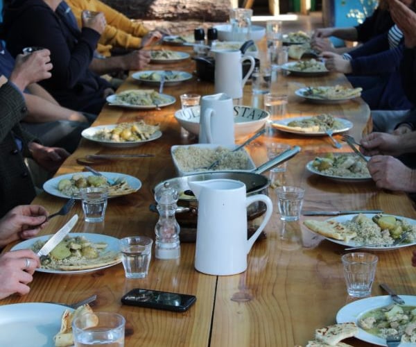 Lunchtime at Landworks