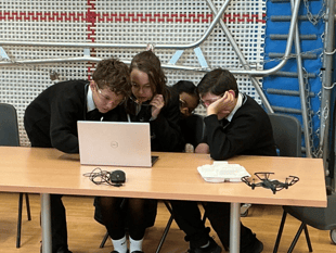 Dartmouth Academy pupils soar with drone coding workshops