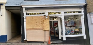 Heartbreak as car crashes into historic Kingsbridge shop