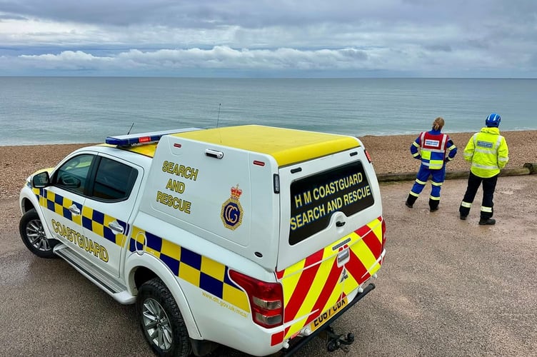 The HM Coastguard Search and Rescue Team at Slapton