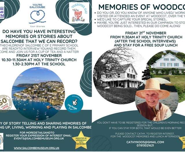 Double community event at Salcombe Church