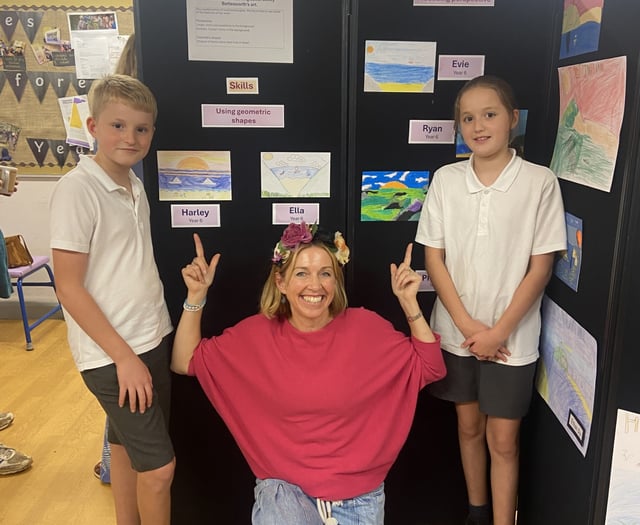 Charleton and West Alvington pupils showcase vibrant art 