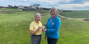 Diane receives her Medal Winners Cup honours