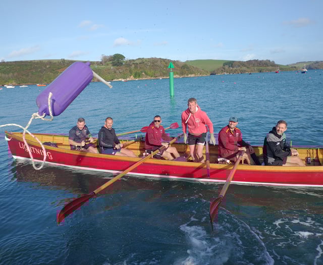 Dart Gig going all guns blazing in Salcombe
