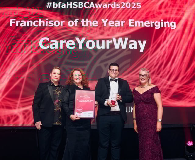 CareYourWay wins emerging franchisor of the year at BFA Awards