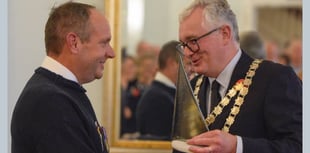 Chris becomes  Salcombe's Citizen of the Year