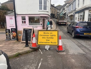 Kingsbridge Christmas light installation to cause road disruption