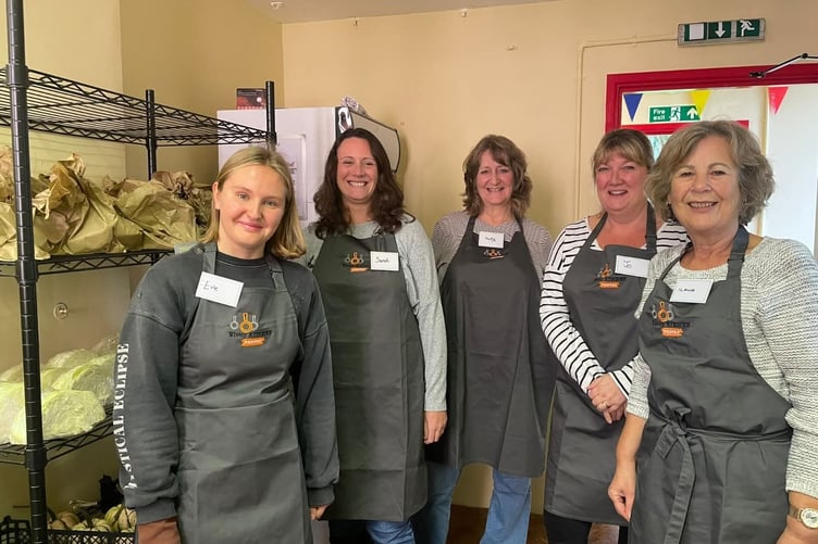 Volunteers from Wivey Kitchen.