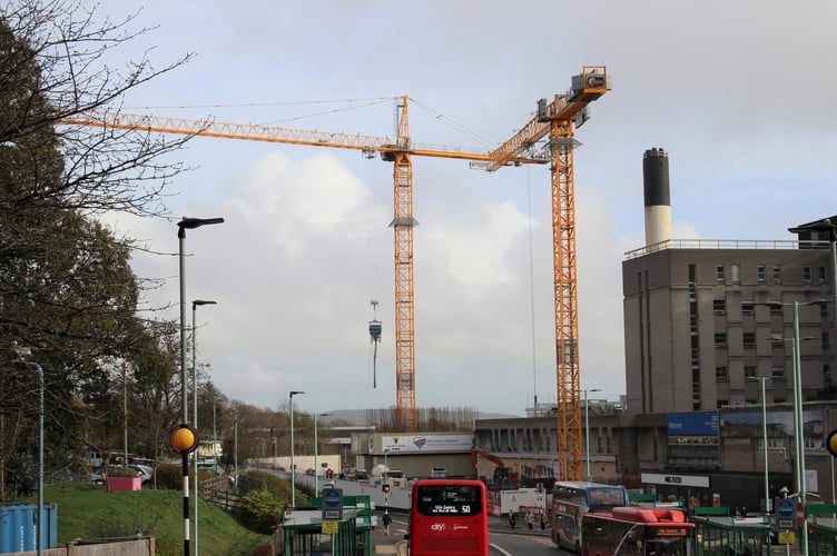 The cranes at Derriford