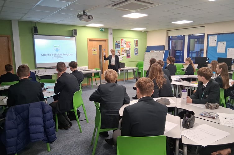 Pupils on the Aspiring Scholars Programme