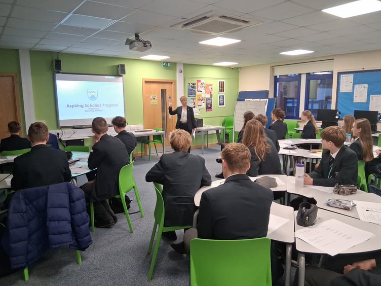 Pupils on the Aspiring Scholars Programme