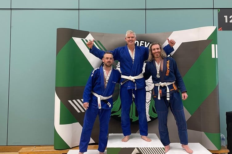 Lee Wadeson on the podium.