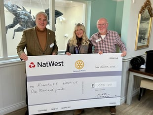 Dartmouth Rotary Donates £1,000 to Rowcroft