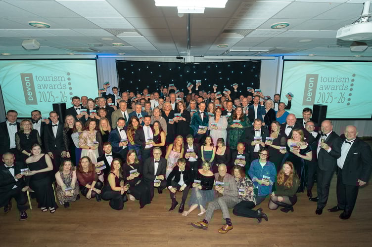 13 Teignbridge businesses were among the winners of the 2025 Devon Tourism Awards (Photo: Nick Williams)