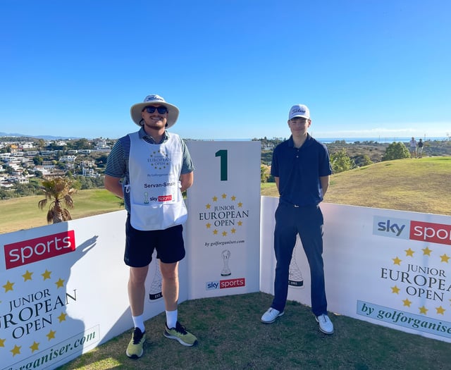Dartmouth GC duo soaking up the Spanish sun