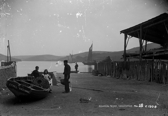 Council Quay, Salcombe  around 1908