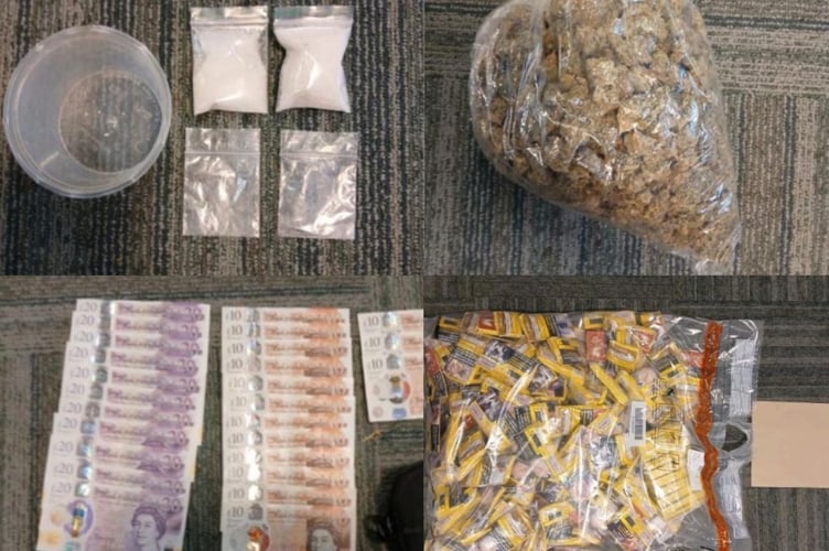 Cash drugs and illegal tobacco seized in operation Scorpion 