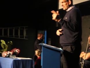 Dartmouth Academy pupils honoured with Martin Johnson speech