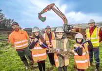 Kingsbridge Community College pupils break ground on new housing development