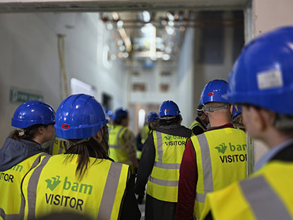 Visiting the Community Diagnostic Centre site